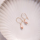 Rice Pearl Drop Earrings - Gold or Silver