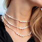 Mixed Shell & Pearl Pikake Necklace - Silver Kahakai