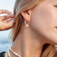 Rice Pearl Drop Earrings - Gold or Silver