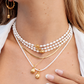 Gold Pikake Drop Pendant Necklace - Lewa