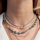 Tahitian & Peacock Pearl Pikake Necklace - Kiʻekiʻe