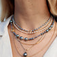 Tahitian & Peacock Pearl Pikake Necklace - Kiʻekiʻe
