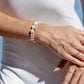 Luminous Pearl & Pikake Beaded Bracelet - Gold Heleleʻi