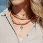 Floating Gold Pikake Charm Necklace - Lana