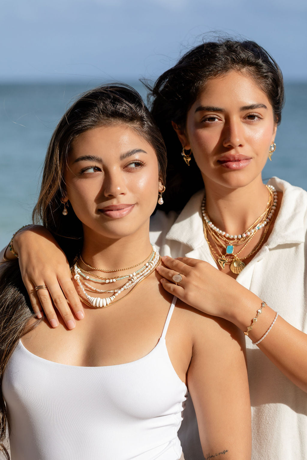 Rainbow Opal and Pearl Necklace - Makalani