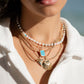 Statement Large Gold Seashell Necklace - Kaiapo