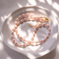 Pink Rice Pearl & Gold Bead Adjustable Necklace - Gold Liko