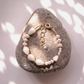 Luminous Pearl & Pikake Beaded Bracelet - Gold Heleleʻi