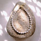 Gray Rice Pearl & Gold Bead Adjustable Anklet - Gold Āhiahi