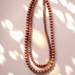 Sandalwood & Gold Pikake Necklace - Nani