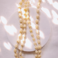 Resin Pikake & Pearl Beaded Necklace - Silver Kupuna