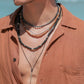 Unisex Men's Silver Sandalwood Necklace - Lanakila