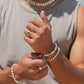 Stretchy Unisex White Puka Shell Bracelet - Ikaika