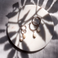 Sterling Silver Latch Pikake Hoop Earrings - Healani