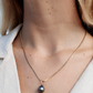 Tahitian Pearl Necklace | Single Pearl on 18kt Gold-Filled Snake Chain - Kai