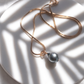 Tahitian Pearl Necklace | Single Pearl on 18kt Gold-Filled Snake Chain - Kai