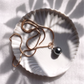 Tahitian Pearl Necklace | Single Pearl on 18kt Gold-Filled Snake Chain - Kai