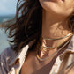 18kt Gold Filled Thick Flat Snake Chain Necklace - Nui
