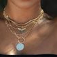 Gold Necklace - 18kt Gold Filled Thick Flat Snake Chain Necklace - Nui - ke aloha jewelry