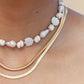 Gold Necklace - 18kt Gold Filled Thick Flat Snake Chain Necklace - Nui - ke aloha jewelry