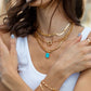Turquoise Gemstone Charm