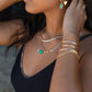 Green Chrysoprase Gemstone Charm
