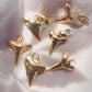 Gold Plated Shark Tooth Charm