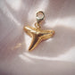 Gold Plated Shark Tooth Charm