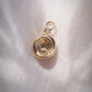 Gold Plated Puka Shell Charm
