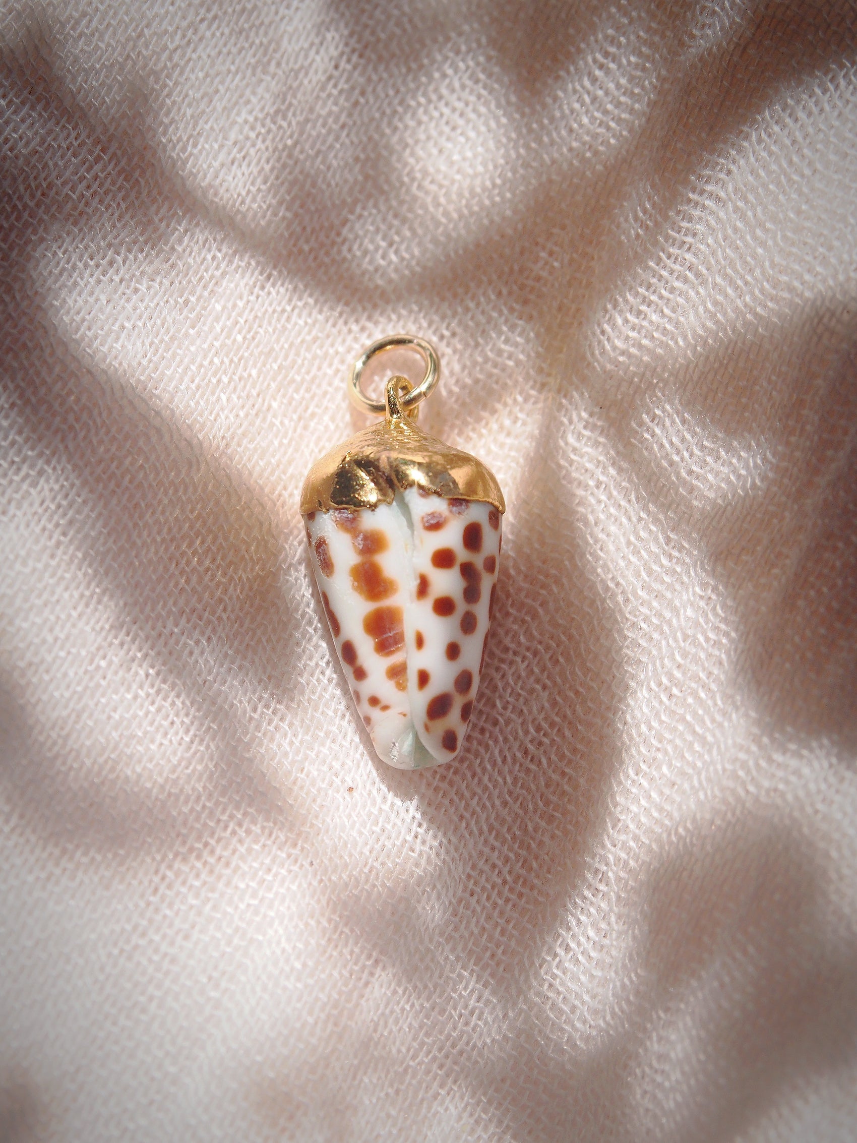 Gold Plated Cone Shell Charm