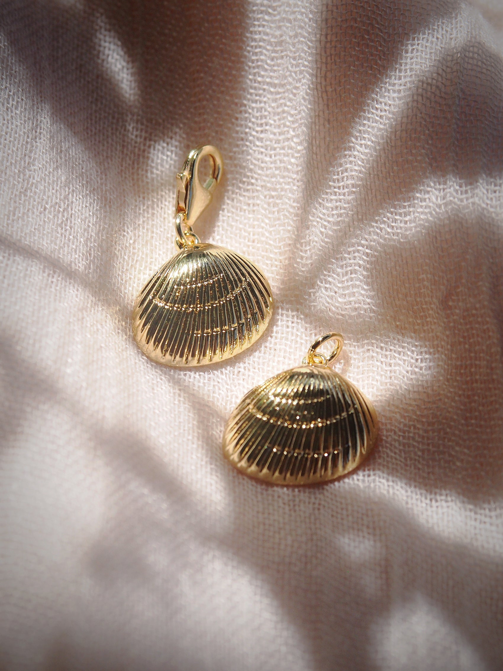 Gold Sea Shell Charm