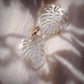 Mother of Pearl Shell Monstera Charm