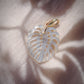 Mother of Pearl Shell Monstera Charm