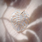 Mother of Pearl Shell Monstera Charm