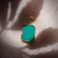 Green Chrysoprase Gemstone Charm