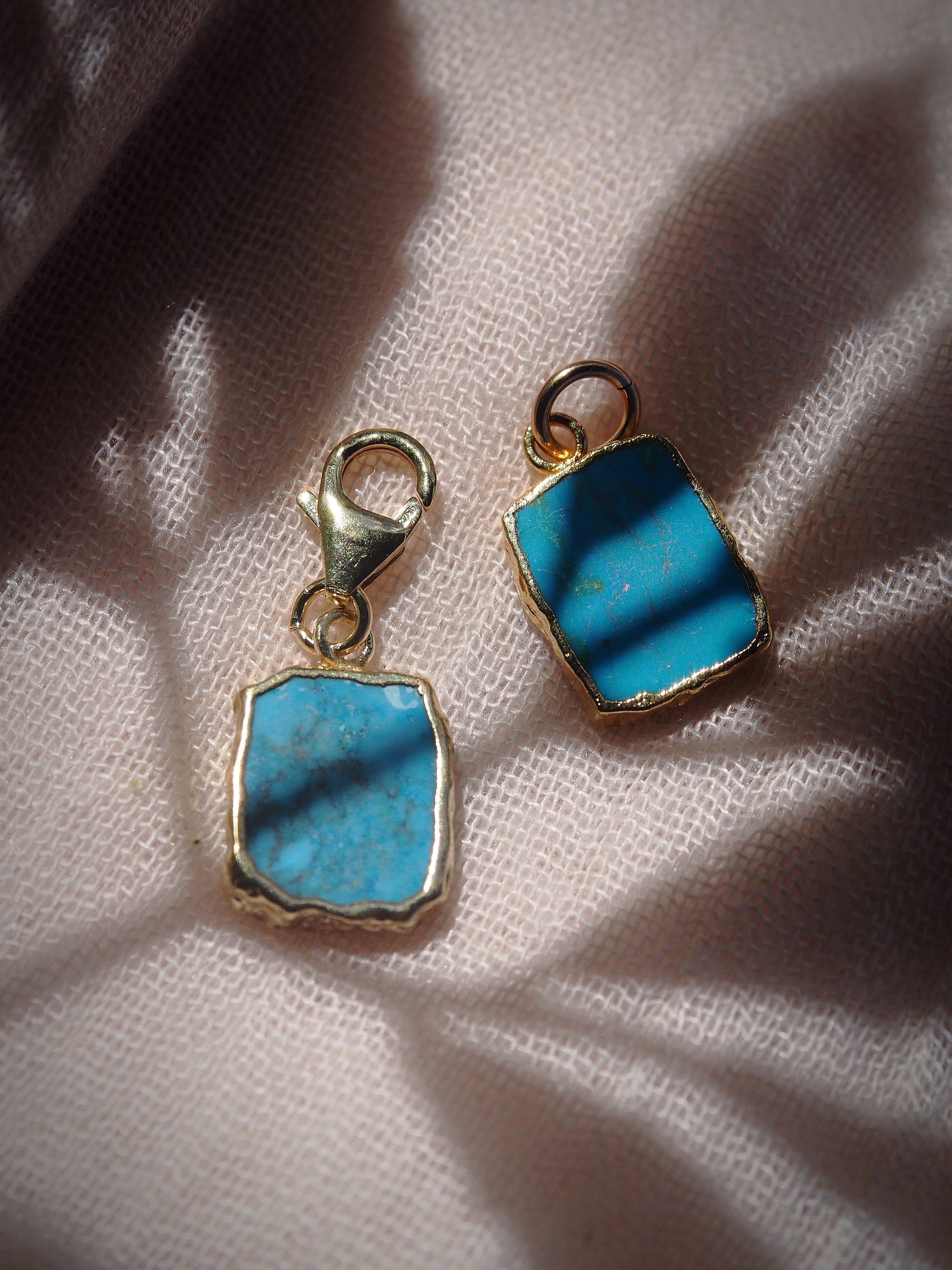 Turquoise Gemstone Charm