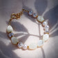 White Pearl and Pikake Bracelet - Momilani