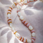 Pink Opal and Pikake Necklace - Aonani