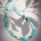 Peruvian Blue Opal Gold Necklace - Mana'olana