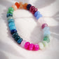 Sale - Stretchy Rainbow Gemstone Bracelet - Leinani