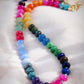 Sale - One of a Kind Rainbow Gemstone Necklace - Leilani