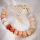Sale - Peach Ombre Gemstone Bracelet - Ho'olaua'e