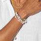 Silver Puka Shell Pearl Bracelet - Maka