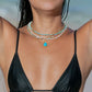 Sale - Asymmetrical Mixed Opal & Gold Chain Necklace - Hau’oli