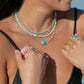 Sale - Asymmetrical Mixed Opal & Gold Chain Necklace - Hau’oli