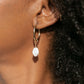 Gold Filled Latch Pikake Hoop Earrings - Healani