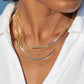 Mini Gold Herringbone Chain - Laka