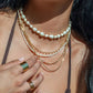 - Baroque Pearl Puka Shell Necklace - Kakahi - ke aloha jewelry