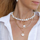 - Baroque Pearl Scallop & Puka Shell Necklace - Keao - ke aloha jewelry