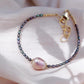 Gold Bracelet - Baroque Pink Pearl Bead Bracelet - Kaimalie - ke aloha jewelry